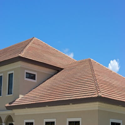 Multi Color Clay Tile Roof