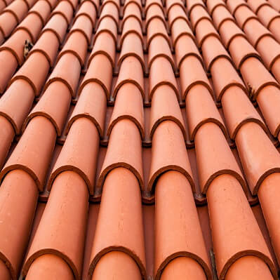 Round Clay Tile Roof